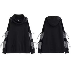 Hombres Techwear Hoodie Jacket Custom Techwear Hoodies 100% Cotton Streetwear Jacket Hombres Cyberpunk Techwear Hoodies - Product Image 5