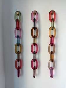 Cadena Decorativa de Pared Multiusos, Cadena de Resina Acrílica Gruesa, Decoración de Pared con Cadena Acrílica, Adorno de Pared 100% Hecho a Mano, Cadena de Resina - Product Image 2