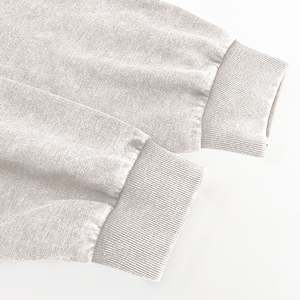 <b>Oversized</b> <b>Men's</b> Hooded Sweatshirt Solid Cotton <b>Fleece</b> Casual Autumn Zipper Front Pocket Regular Fit <b>Hoodie</b> For <b>Man</b> - Product Image 2