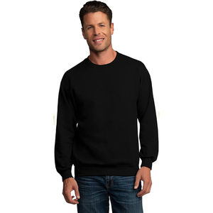 Nouveauté : Sweat-shirt en tricot décontracté pour homme, col rond, coupe ample, couleur unie, manches longues, coupe ajustée, vêtements d'hiver décontractés - Product Image 3