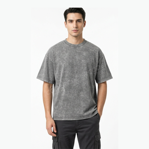Camisa Vintage Extra Grande para Hombre, Lavado Ácido, Acabado Mineral, 100% Algodón, Impresión Serigráfica, Ligera y Transpirable, de la Mejor Calidad - Product Image 6