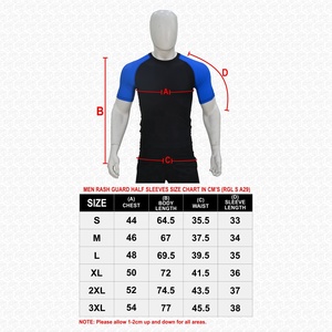 Grappling MMA Rash Guard Sublimation Compression Shirt Bjj Rashguard Personnalisé Imprimé Hommes Hommes Technologie OEM Long T-shirts pour Hommes - Product Image 6