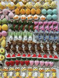 LLavero de animales de ganchillo hecho a mano lindo Amigurumi llavero colgante tejer llavero mochila coche encantos OEM ODM hecho en Vietnam - Product Image 5