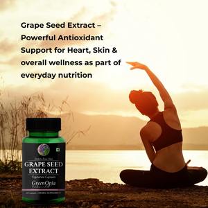 สารสกัดจากเมล็ดองุ่นสกัดเย็น เกรดอาหาร 60 แคปซูลสำหรับผู้ทานมังสวิรัติ |   อาหารเสริมจากพืชป่า |   รับผลิตสินค้าภายใต้แบรนด์ของคุณเอง - Product Image 5