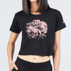 New Arrival Breathable High Quality Best Service Soft Comfortable Slim Fit Stylish Seller Street Wear Printed Women <b>Crop</b> <b>Tops</b> - Product Image 1