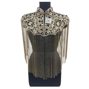 Capa de Encaje con Lentejuelas y Cuentas 2026, con Tela 100% Algodón, a los Mejores Precios de la India - Product Image 1