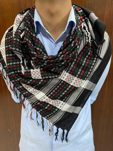 UAE & Kuwait Support Scarf High Quality comfortable Scarf in Kuwaiti and emirati Colors solidarity Promotion for Kuwait & UAE - Product Image 5