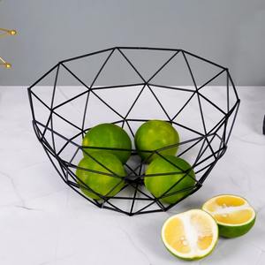 Cesta de Frutas Circular de Hierro Forjado de Estilo Nórdico, Organizador de Almacenamiento Minimalista para Sala de Estar y Cocina, Ecológico y Duradero - Product Image 5