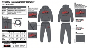 Custom <b>Men</b>’s Grey Hoodie Tracksuit <b>Set</b> 2 Piece Fleece Jogger Sweat Suit Sportswear OEM ODM Private Label Clothing Manufacturer - Product Image 6