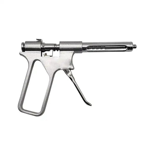 Seringue dentaire manuelle réutilisable en acier inoxydable, type pistolet intraligamentaire, certifiée CE Classe I - Product Image 3
