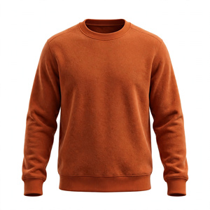 เสื้อสเวตเชิ้ตผู้ชายสีพื้น ผ้าฝ้ายถัก 100% ระบายอากาศได้ดี คอกลม แขนยาว ใส่สบาย ราคาดีที่สุด BD - Product Image 1