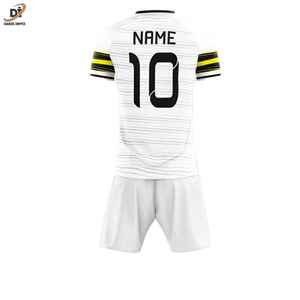 OEM Custom Team Name Men's Adult <b>Soccer</b> Uniform 100% Polyester 220g Fabric Weight Training Kit - Product Image 2