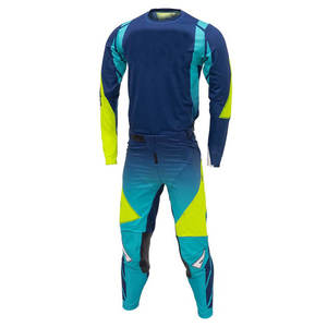 Combinaison de motocross respirante et confortable, design haut de gamme, sublimée, manches longues, vente en gros, haute qualité. - Product Image 1
