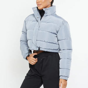 Veste courte matelassée en velours côtelé pour femme, style vintage, douce, chaude et respirante, manteau d'hiver rétro avec doublure en viscose, vente en gros - Product Image 3