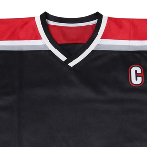 Custom Black Red Sublimation Ice Hockey Jersey Teamname Pro Hockey Uniform Breathable Mens Athletic Hockey Shirt <b>Elite</b> Game Gear - Product Image 5