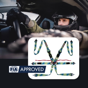 Arnés de Carreras de 6 Puntos FIA 8853 2016 SPORT PLUS 4 Ultraligero, Directo de Fábrica OEM, con Logotipo y Color Personalizados para Agentes de Marca - Product Image 1