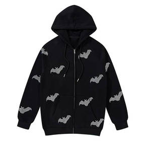 เสื้อฮู้ดผู้ชายแบบใหม่ ประดับเพชร คุณภาพพรีเมียม ดีไซน์ใหม่ ผ้าฝ้าย 100% เสื้อฮู้ดประดับเพชรสำหรับผู้ชาย - Product Image 1