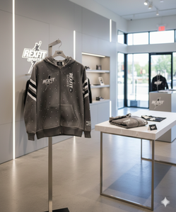 Rexfit Sports OEM Custom <b>Acid</b> <b>Wash</b> with Distressed Zip Up Hoodie Heavyweight Fleece <b>Acid</b> <b>Wash</b> Streetwear Full Zipper Hoodies - Product Image 6
