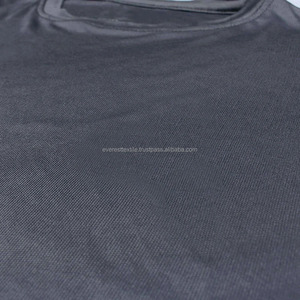 T-shirt en jersey pour homme, couleur grise, coton, col rond décontracté, manches courtes, motif uni, respirant, coupe régulière, imprimé, été - Product Image 5