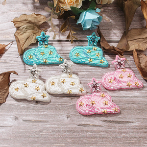 New Fashion Lightweight Decorative Beaded Cotton Cowboy Jewelry Classic Handmade Women's Jewelry High Quality Customizable MULTI - Product Image 2
