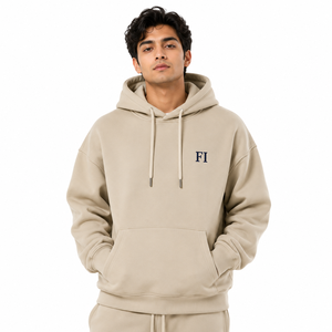 Sudaderas con Capucha Beige para Hombre, Mezcla de Algodón Grueso, Forro Polar, Ropa de Invierno, Venta al Por Mayor Directa de Fábrica, Proveedor B2B - Product Image 1