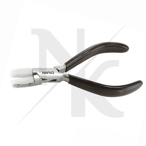 Wholesale Durable Nylon Flat Nose Pliers 150mm Jewelry Making Non-Marring Stainless Steel Beading <b>Wire</b> Bending Tool Equipments - Product Image 3