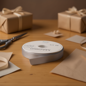 ริบบิ้นสีเทา Ilan Cinta De Correa ขนาด 2.5 ซม. x 22 ม. - Product Image 2