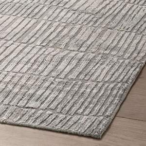 Tapis moderne à motif floral en jute naturelle, à poils moyens, fait main, bouclé/coupe, rembourré, lavable, antimicrobien, adapté aux animaux domestiques, antidérapant - Product Image 2