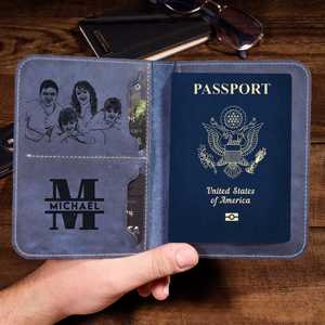 Exotic Look Genuine Leather Eco-Friendly Unisex Passport Holder Travel <b>Wallet</b> Custom Logo <b>RFID</b> <b>Blocking</b> Cover Case Slim PTH-0133 - Product Image 1