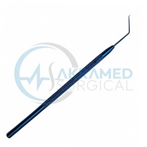 Gancho de Fijación IOL con Certificación CE, Instrumento Quirúrgico Oftálmico de Acero Inoxidable, Herramienta Reutilizable para Microcirugía Ocular - Product Image 3