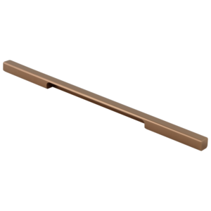 Poignée de meuble élégante en aluminium, profilée, pour tiroir, porte de placard, barre fine, finition PVD Or Noir - Product Image 3