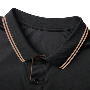 เสื้อโปโลแขนยาวทรงเข้ารูปสำหรับผู้ชาย เหมาะสำหรับใส่ทำงานแบบลำลอง ขายส่ง รับทำโลโก้ ผ้าคอตตอนผสม ผลิตจากโรงงาน MOQ ต่ำ - Product Image 4