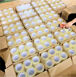 เทปกาวใส BOPP ด้านเดียว สำหรับบรรจุภัณฑ์ ได้รับการรับรองมาตรฐาน ROHS ISO/ASTM รับผลิตตามแบบ OEM ขนาดตามสั่ง ผลิตจากโรงงาน - Product Image 1