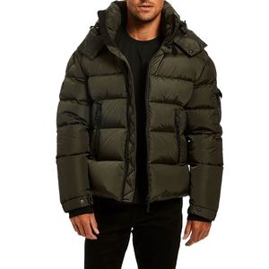 Chaqueta acolchada de alta calidad al por mayor para hombre, chaqueta acolchada de nailon y poliéster para personalizar su marca, chaqueta de invierno, chaqueta acolchada con capucha para hombre 2026 - Product Image 1