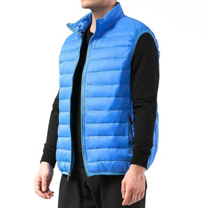 Chaleco Acolchado de Nailon Personalizado para Hombre, Ligero, Cálido, para Invierno, sin Mangas, Aislante - Product Image 1