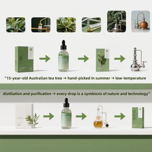 Sérum pour cheveux végétalien à l'arbre à thé et à la menthe fraîche pour le cuir chevelu, prévention des <span class=keywords><strong>poux</strong></span>, absorption rapide, booster de croissance des cheveux sans produits chimiques - Product Image 3
