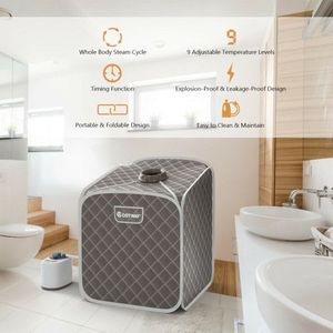 Sauna a Vapore Portatile Pieghevole da 2L, Coperta Sauna Resistente per Relax a Casa - Product Image 4