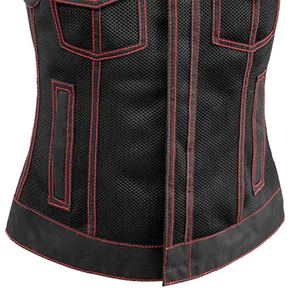 High Quality Custom Waistcoat For <b>Men</b> Leather <b>Vest</b> Winter Casual Outer Wear Wholesale Rate Slim Fit Utility Design Breathable - Product Image 6