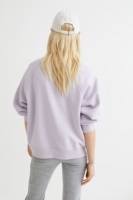 Sweat-shirt à col rond surdimensionné de luxe pour femmes Droma, design imprimé avec logo personnalisé, tissu polaire, séchage rapide, personnalisable