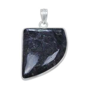 Pendentif artisanal multi-formes en pierres précieuses, plusieurs designs, vente en gros, 100% pierre Gabbro Indigo naturelle et authentique - Product Image 4
