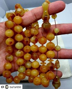 ลูกปัดอธิษฐานอิสลามทำด้วยมือแทสบิห์ทำจากเรซิ่นหรูหราสุดพิเศษพร้อมงานฝีมือสุดหรู - Product Image 2