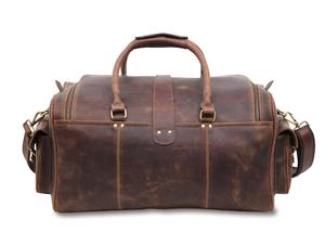 Bolsa de cuero para fin de semana, regalos para él, lona de grano completo, sostiene todos los regalos de bolsa de viaje durante la noche, 2017 - Product Image 6