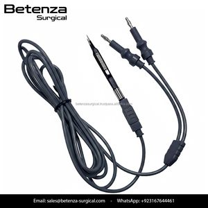 คีมจับแบบไม่ติดผิวชนิดใช้ซ้ำได้ ยี่ห้อ McPherson Bipolar Forceps พร้อมหัวต่อแบบยุโรป สำหรับการผ่าตัดห้ามเลือดในงานผ่าตัดขนาดเล็ก - Product Image 3