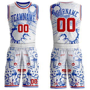 Uniformes de Baloncesto Personalizados Transpirables 100% Poliéster Sin Mangas para Adultos 2026 Nuevo Diseño Azul Venta al Por Mayor de Fábrica - Product Image 4