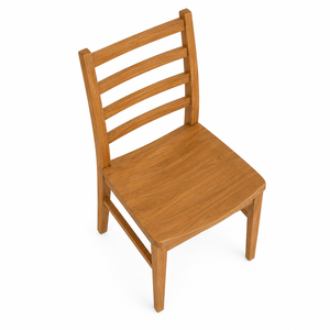 Traditional Solid <b>Wood</b> Dining Chair with <b>Ladder</b> Back and Modern Design for Home Furniture - Product Image 4