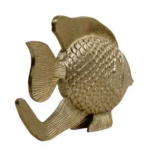 Handmade Aluminum Fish Wall Sculpture 25cm Length Modern Animal Eco-Friendly Durable Tabletop Art <b>Figure</b> for Living Room - Product Image 2