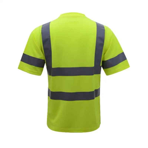 Camiseta de Seguridad de Alta Visibilidad para Hombre, Calidad Premium, Franjas Reflectantes Amarillas, Manga Corta, Ropa de Trabajo 2026 Harry Johnson LED - Product Image 6