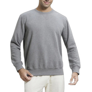 Sweat-shirt en molleton à col rond pour homme, en mélange de coton épais, tendances de la mode moderne, broderie de logo personnalisée, style décontracté - Product Image 1