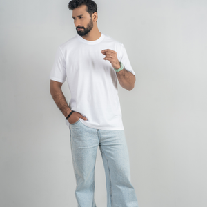 Camiseta informal de algodón de estilo urbano para hombre, camisa de algodón esencial a la moda para hombre, ropa informal para hombre, camiseta de cuello redondo, camiseta de media manga para hombre - Product Image 2