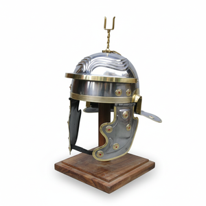 Casco Templario Medieval de Caballero Cruzado, Casco de Armadura Templaria, Decoración Antigua de Metal y Acero para el Hogar y la Oficina - Product Image 6